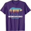 Vintage Mendocino California Souvenirs & Gifts Mendocino Vintage California Grizzly Bear Nature Souvenir T-Shirt - Purple