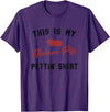 Wheek Guinea Pig Gift Apparel My Guinea Pig Pettiing Shirt Funny Pet Gift Shirt T-Shirt - Purple