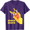 Cool Llama Humor Knock Knock Jokes Llama lovers Funny Llama Knock Knock Joke Llama With Sunglasses Alpaca T-Shirt - Purple