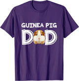 Cavy Breeder Fancier Accessories Clothes Guinea Pig Dad Father's Day Piggy Lover Owner Stuff Cavy T-Shirt - Purple