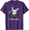 Killer Bunny Is My Spirit Animal - Halloween Rabbit Costume T-Shirt in Purple