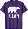 Bear Clan Founding Fathers Clothing Apparel Bear Clan Native American Pride Founding Fathers Tribe T-Shirt - Purple
