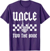 Halloween 2 Years Old Bday Rock Family Matching Uncle Two The Bone Skeleton Hand 2nd Birthday Boy Girl T-Shirt - Purple