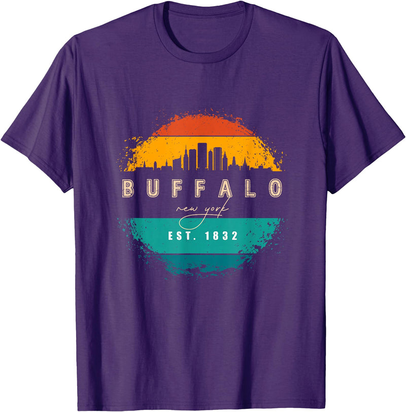 BASBO City of Buffalo New York T-Shirt - Purple