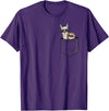 Llama Alpaca Gifts By Skizzenmonster Hipster Llama & Sloth With Sunglasses T-Shirt - Purple