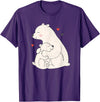 Sassy Southern Charm & Grace Cute & Unique Polar Bear Mama & Baby Cub Love T-Shirt & Gift T-Shirt - Purple