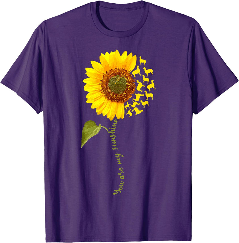 Check out my Llama Shirts Llama Sunflower T-Shirt - Purple