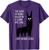 Funny The Odds Of Being Killed By A Llama Shirt The chances of being killed by a llama are low but never zero T-Shirt - Purple