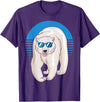 Climate Change Animal Polar Bears Gifts Arctic Animal Lovers Cool Sunglasses Retro Polar Bear T-Shirt - Purple