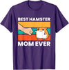 Hamster Owner Mama Best Hamster Dad Ever T-Shirt - Purple