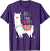 No Prob llama Shirt, No Problama Funny Lama Tee Lamaste T-Shirt - Purple
