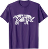 Pig Showing T-Shirts & Gifts Cute Show Girl Pig Shirt T-Shirt - Purple
