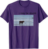 I May Be Stupid Cow Meme i may be stupid Funny T-Shirt - Purple