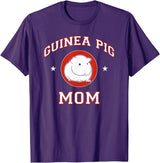 Miller Sye Guinea Pig Mom T-Shirt - Purple