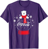 Coca-Cola Company Coca-Cola - Polar Bear Snowglobe T-Shirt - Purple