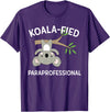 Teacher Gift T-Shirts and Apparel Cute Koala Paraprofessional Gift Appreciation T-Shirt T-Shirt - Purple