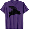 Flying Pig Shirt Pigs Will Fly Gift Idea Flying Pig T-Shirt Pigs Will Fly Gift T-Shirt - Purple
