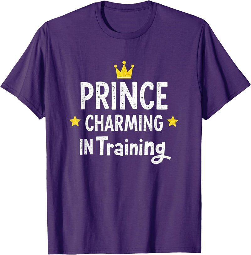 Prince Charming In Training Halloween Costume Prince Charming in Training Halloween T-Shirt - Purple