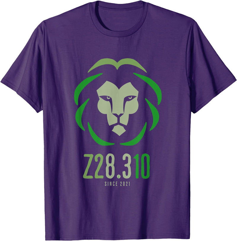 Liberty Styles Z28.310 Since 2021 Funny Lion T-Shirt - Purple