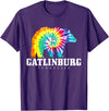 Gatlinburg Tennessee - Bear Tie Dye Gatlinburg Tennessee Bear Tie Dye Vintage Retro T-Shirt - Purple