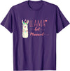 Llama Get Married Funny Bachelorette Party Novelty Llama Get Married Shirt Funny Bride Bachelorette Party T-Shirt - Purple