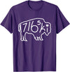 Buffalo Polish 716 716ski Dyngus Day Buffalo NY Polish T-Shirt - Purple