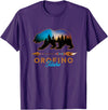KAEDAM Graphic Art: Orofino Idaho Gifts Orofino Idaho Bear Starry Night Sky Forest Novelty Souvenir T-Shirt - Purple