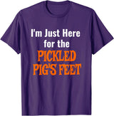 Pickled Pig's Feet Shirt T-Shirt - Purple
