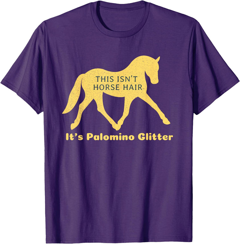 Palomino Horse Shirt Co Palomino Horse Shirt T-Shirt - Purple