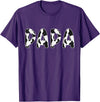 Cow Pattern Print Family Matching Birthday Shirts Cow Papa Birthday Family Matching Fathers Day Boy Girl Farm T-Shirt -