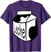 Clever Witty Milk Designs Leche Spanish Milk Carton Dairy Lover T-Shirt - Purple