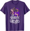 Wizard Halloween Matching Family Costume 2 I'm The Grandpa Wizard Matching Family Halloween T-Shirt - Purple