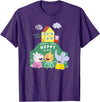Peppa Pig Peppa's House Create Your Happy Place Group Shot T-Shirt - Purple