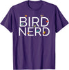 EpicWear Bird Nerd Bird Watcher Watching tshirt T-Shirt - Purple