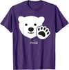 Coca-Cola Coca Cola Polar Bear Wave Christmas T-Shirt - Purple