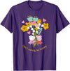 Peppa Pig Don't Worry Be Happy Floral Logo T-Shirt - Purple