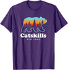 Catskill Mountains Catskills NY Bear Mountains Camping Hiking New York T-Shirt - Purple