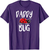 Funny Cute Ladybug Clothing For Daddy Daddy Bug Funny Ladybug for Daddy T-Shirt - Purple