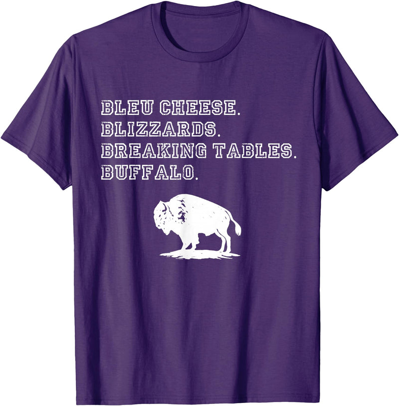 716 Buffalo New York Pride NY Food Souvenirs The Best of Buffalo New York Souvenir Shop T-Shirt - Purple