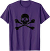 DATZLYF Skull and Crossbones t-shirt T-Shirt - Purple