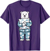 Polar Bear Gift Polar Bear Accessories & Stuff Cute Polar Bear Art for Men Women Kids Arctic Polar Bear T-Shirt - Purple