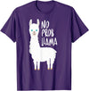 CuisineDuCool Cute No Prob Llama - No Probllama T-Shirt - Purple