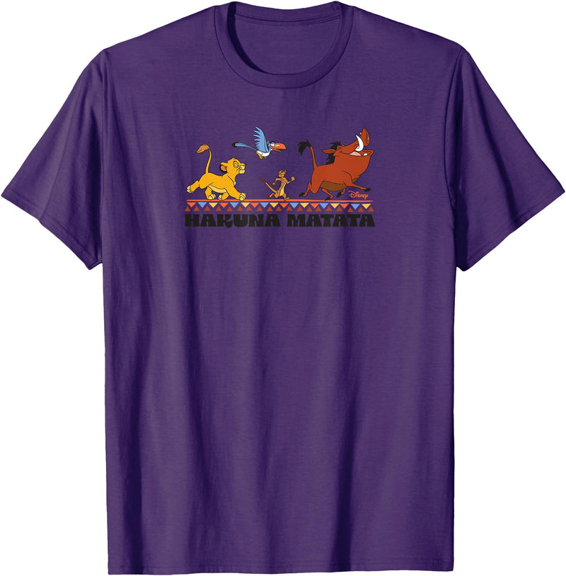 Disney The Lion King - No Worries T-Shirt - Purple