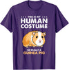 Hiking Lover Design This Is My Human Costume Guinea Pig T-Shirt - Purple