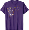 Guinea Pig Lover Animal Pet Gift Animal Lovers Rodent Dandelion Guinea Pig T-Shirt - Purple