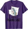 Pajamas Gift Ideas Sleepover Fish Official Sleepshirt Napping Nightgown T-Shirt - Purple
