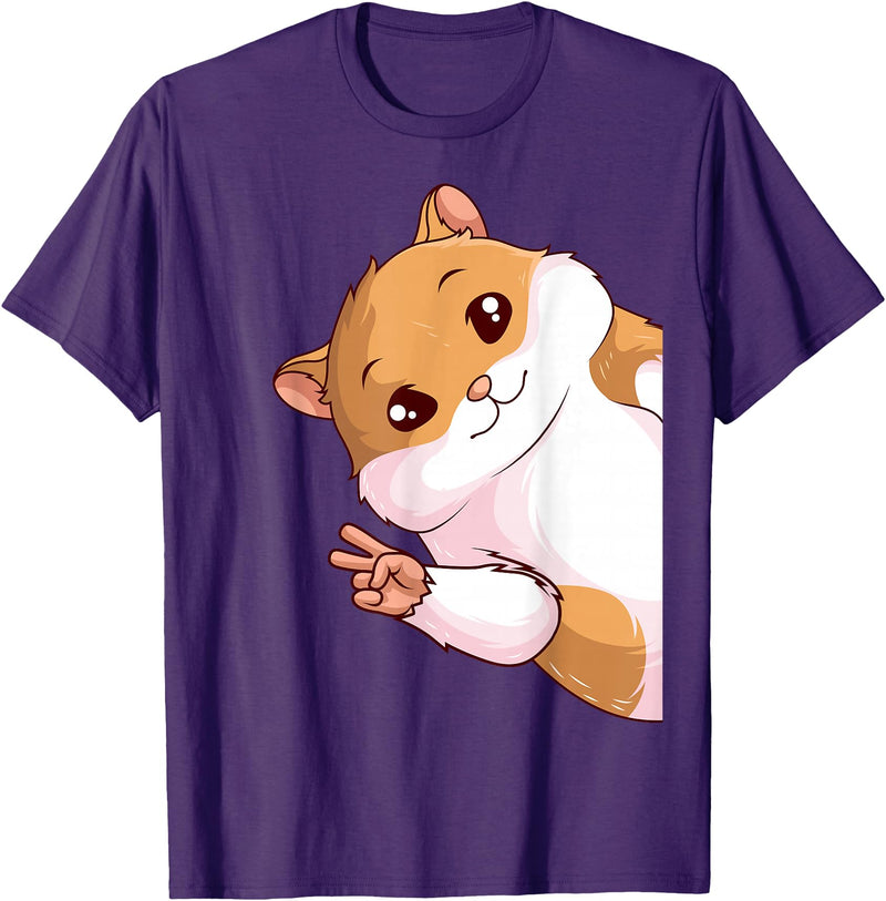Hamster Children Girls Boys T-Shirt - Purple