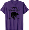 Homewise Shopper Memaw Memaw Bear Grandmother T-Shirt - Purple