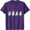 Cute Polar Bear Lovers First Day of School Costume Funny Polar Bear Back to School Teacher Student T-Shirt - Purple