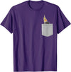 Animal in Your Pocket Cockatiel Bird T-Shirt - Purple